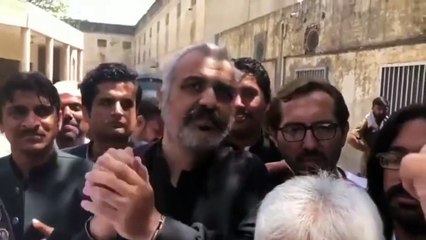 "PTI leader Ali Amin Gandapur" had his hair cut by the police while in custody