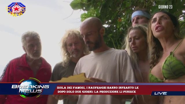 Isola dei Famosi, i naufraghi hanno infranto le dopo solo due giorni: la produzione li punisce