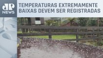 Neve e chuva congelada no Sul do Brasil nesta quinta-feira (20)