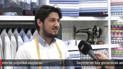 Seçimlerde boy gösterecek adaylar terzilerde yoğunluk oluşturdu