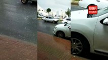 Eyyübiye’de gök gürültülü sağanak yağış ve dolu etkili oldu