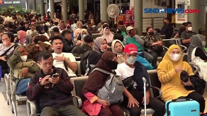 Menhub Tinjau Pelayanan Arus Mudik di Stasiun Pasar Senen