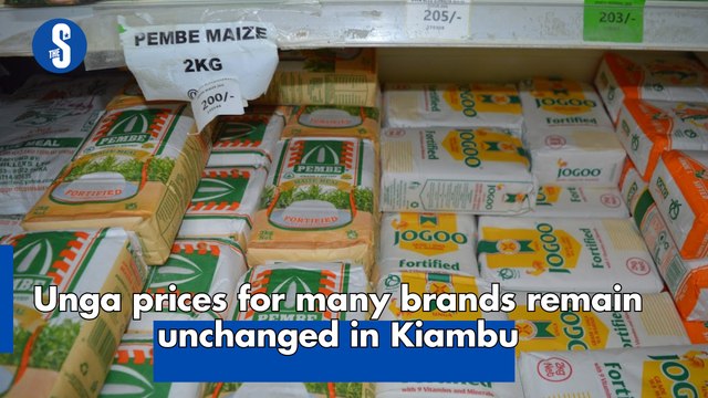 Unga prices for many brands remain unchanged in Kiambu