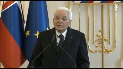 Mattarella a Bratislava: il nazionalismo è un virus insidioso