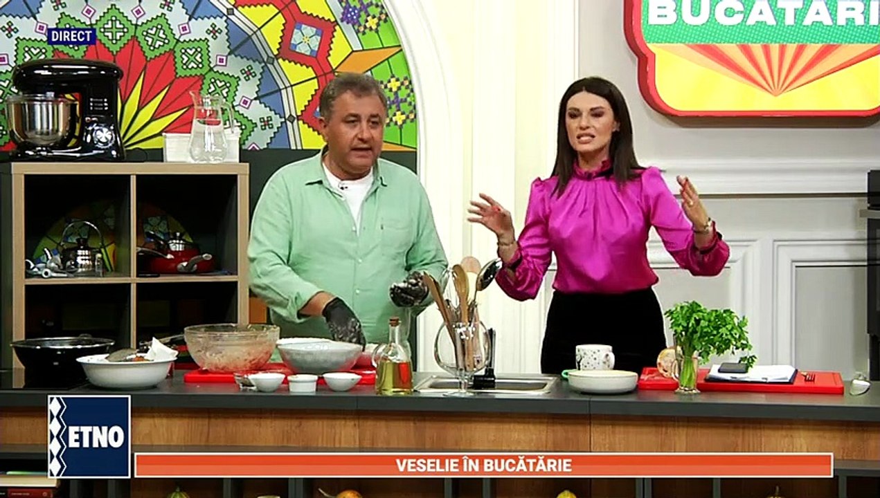 Angela Saftoiu  in cadrul emisiunii „Veselie in bucatarie - ETNO TV - 07.11.2022”