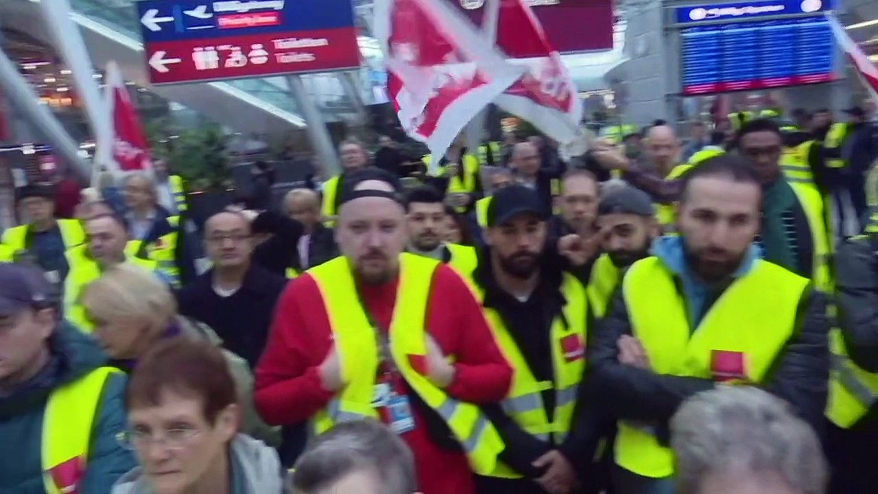 Streiks legen Flughäfen lahm