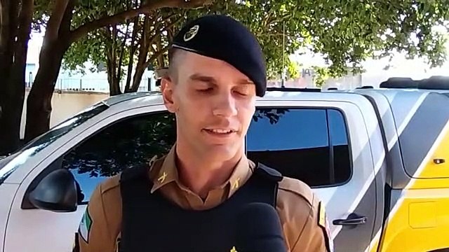 Entrevista com Igor Furlan, do 25º BPM, sobre pacientes encontrados após fuga de hospital psiquiátrico de Umuarama