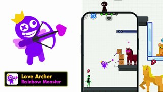 Love Archer rainbow monster Game Official  Android IOS GamePlay Trailer