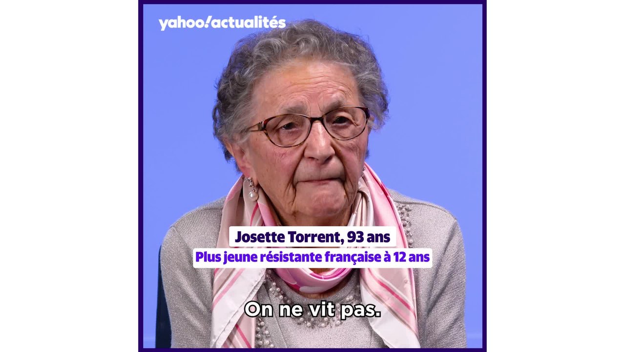 Josette Torrent, plus jeune résistante de la Seconde Guerre mondiale : "J’ai vécu toute ma vie comme si j’étais dans la Résistance"
