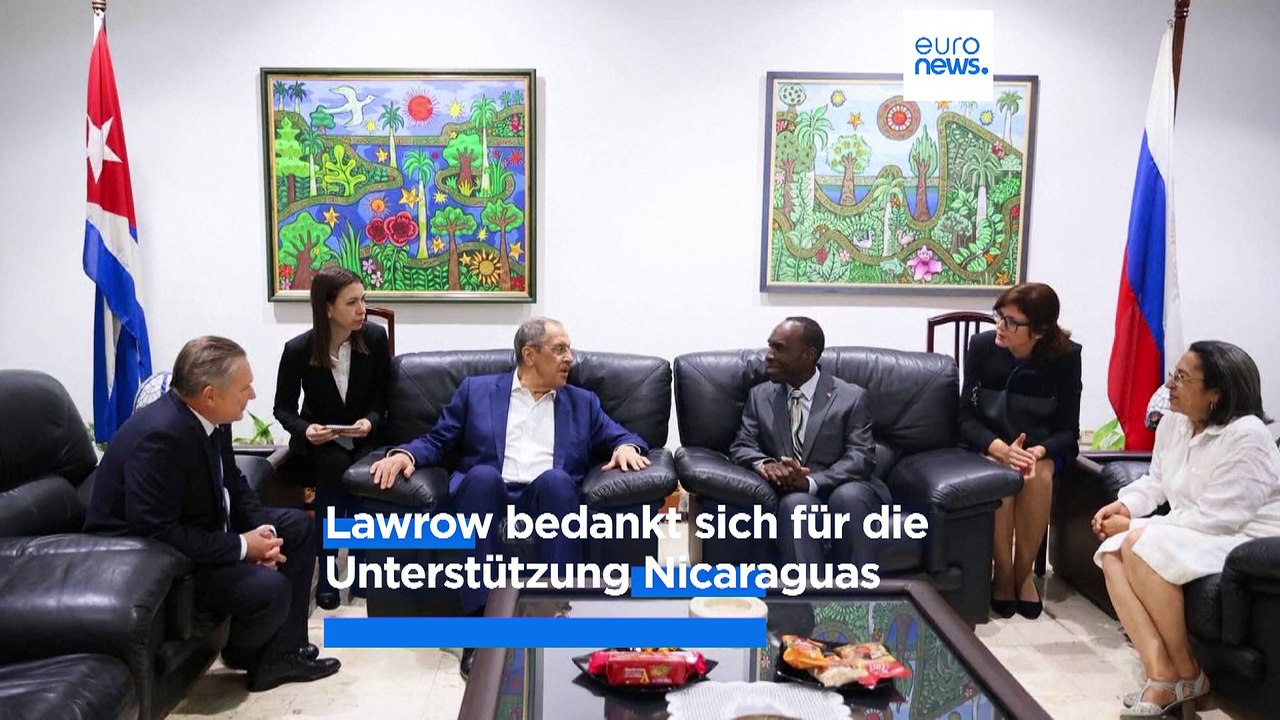 Charme-Offensive in Lateinamerika: Lawrow nach Nicaragua in Kuba zu Gast