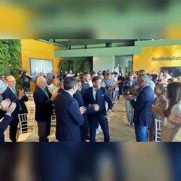 Así fue la llegada de Joaquín al homenaje del Betis por su despedida