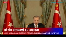 Cumhurbaşkanı Erdoğan'dan Büyük Ekonomiler Forumu'nda mesajlar: İklim Kanunu'muzu meclisimizden geçireceğiz