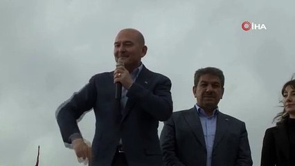 Soylu, Yeşil Sol Parti standında müzik çalanları hedef aldı, nefret saçtı!