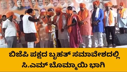 ಅಫಜಲಪುರ: ಬಿಜೆಪಿ ಪಕ್ಷದ ಬೃಹತ್ ಸಮಾವೇಶದಲ್ಲಿ ಸಿಎಂ ಬೊಮ್ಮಾಯಿ ಭಾಗಿ