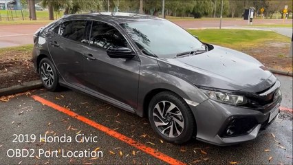 2019 Honda Civic Obd2 Port Location