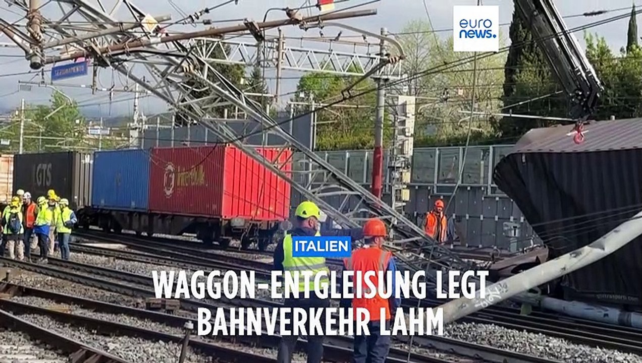 Nach Waggon-Entgleisung in Florenz: Italienischer Bahnverkehr steht Kopf