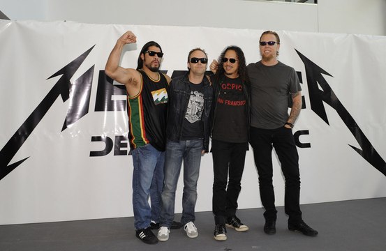 Metallica banned from making eye contact and talk with Sir Mick Jagger