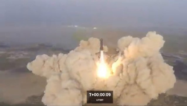 Watch moment Elon Musk’s SpaceX Starship explodes as company launches largest rocket ever built