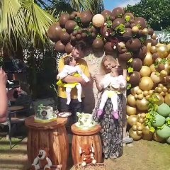 Seray Sever'in kızları 1 yaşına bastı