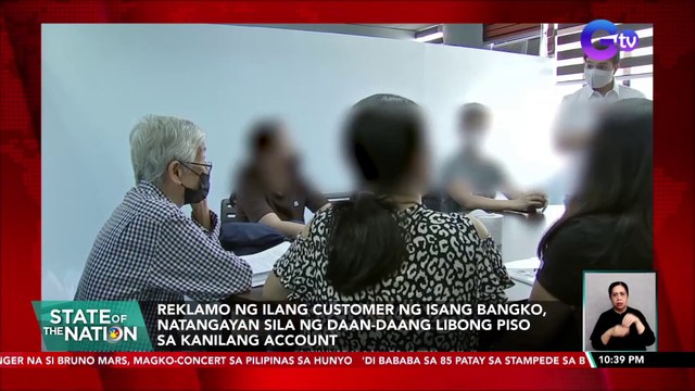 Reklamo ng ilang customer ng isang bangko, natangayan sila ng daan-daang libong piso sa kanilang account | SONA