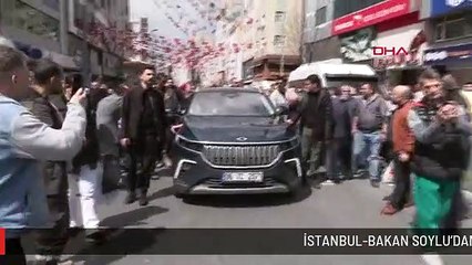 İSTANBUL-BAKAN SOYLU'DAN ESENLER'DE ŞARKI TEPKİSİ