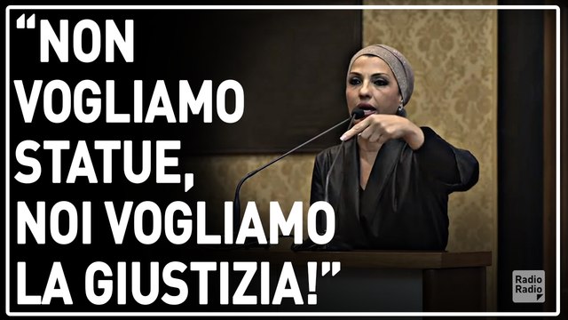 Conferenza sul Covid, interviene dal pubblico e lascia di sasso i giornalisti ▷ Vogliamo giustizia, non statue
