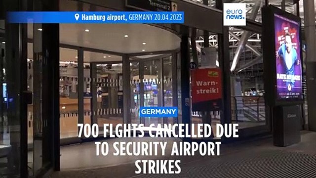 Hundreds of flights cancelled in western Germany