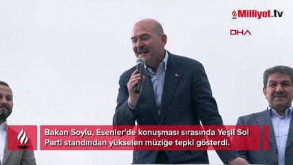 Bakan Soylu'dan Esenler'de şarkı tepkisi