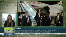 Canciller de Rusia Serguei Lavrov realiza visita a Cuba como parte de su gira por Latinoamérica