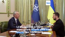 La OTAN debatirá la adhesi´ón de Ucrania en la cumbre del próximo julio, asegura Stoltenberg en Kiev
