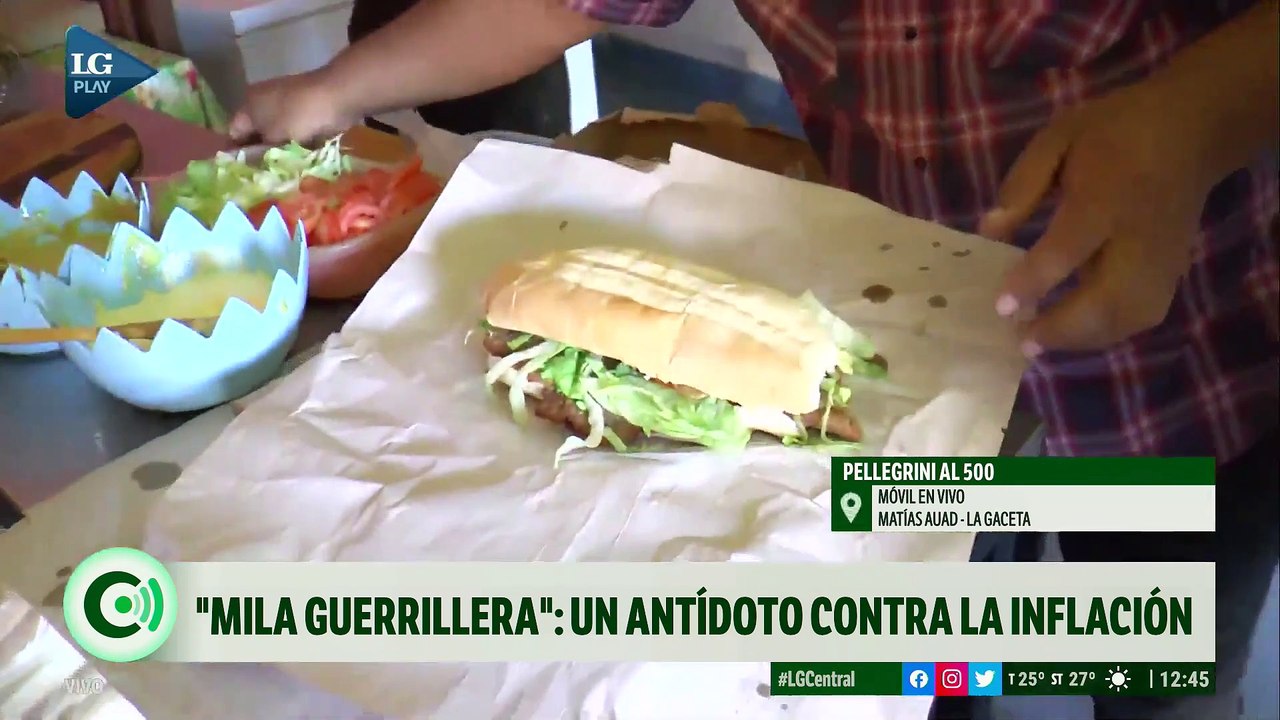 "Mila Guerrillera": venden un sánguche a 600 pesos