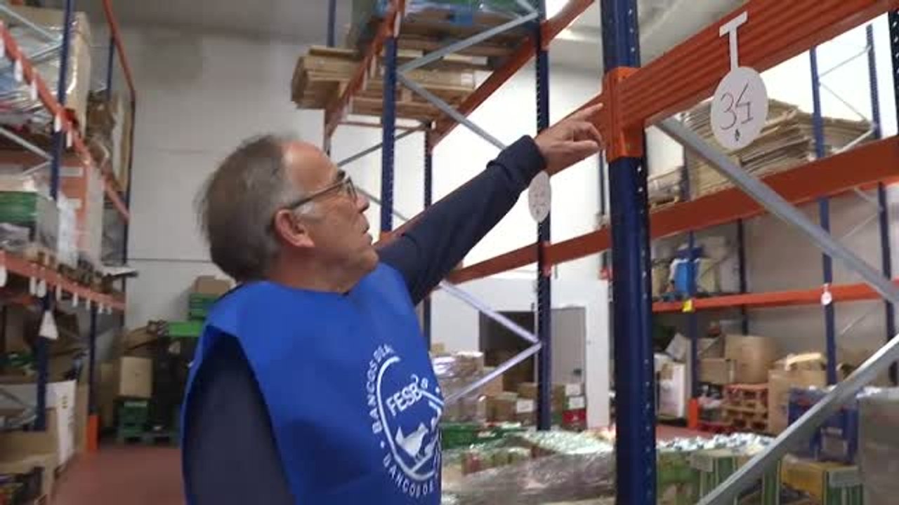 Roban cinco toneladas de comida del Banco de Alimentos de Segovia