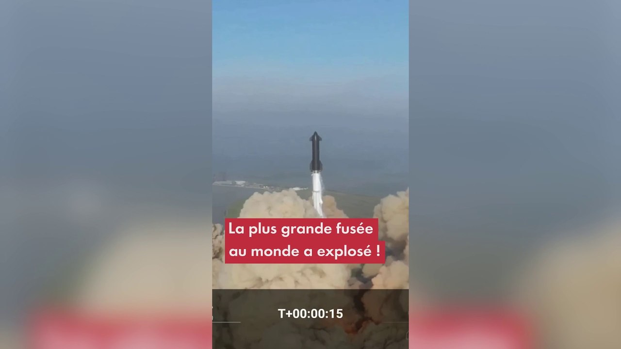 Starship : la plus grande fusée au monde a explosé