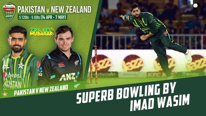 Superb Bowling By Imad Wasim | Pakistan vs New Zealand | 4th T20I 2023 | PCB | M2B2T