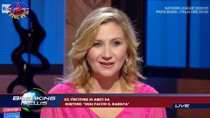Ex vincitore di Amici da  Bortone: "Oggi faccio il barista"