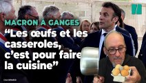 Macron - Les oeufs et les casseroles