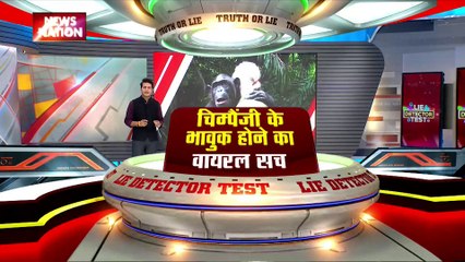 LIE DETECTOR TEST : चिम्पैंजी के भावुक होने का वायरल सच