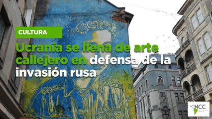 Ucrania se llena de arte callejero en defensa de la invasión rusa