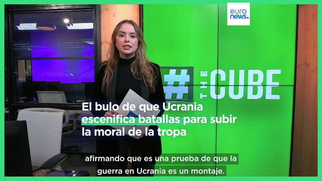 El bulo de que Ucrania está interpretando escenas de batallas para subir la moral de las tropas