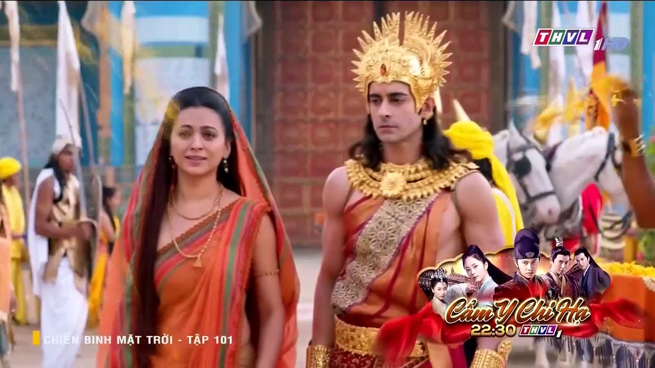 chiến binh mặt trời tập 101 - thvl1 lồng tiếng - phim ấn độ - xem phim phep mau tinh yeu tap 102