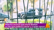 Maluma lamenta muerte de Bastian, fan al que le regaló una casa