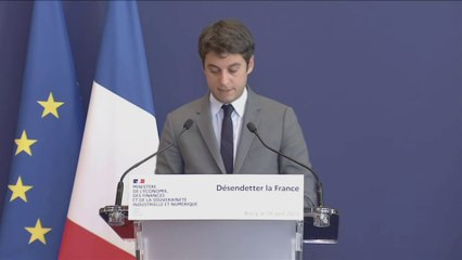 "Le remboursement de la dette sera bientôt le premier budget de l'Etat", alerte Gabriel Attal