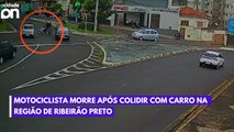 Motociclista morre após colidir com carro na região de Ribeirão Preto
