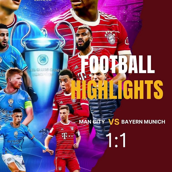 Bayern Munich vs Man City 1-1 [AGG 1-4] Highlights #FCBMCI.