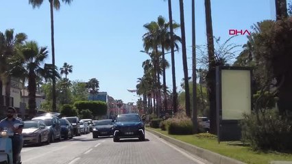 BAKAN ÇAVUŞOĞLU ALANYA'DA TOGG KULLANDI