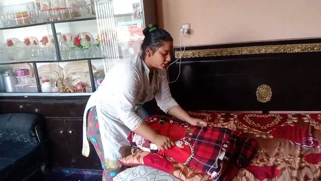 My Daily Home Workout - Pakistan Village Life - Cleaning Vlog - Village Women Work - Pak Family Vlog