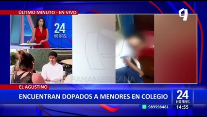 El Agustino: Encuentran a 5 niños dopados bajo el efecto de drogas dentro de colegio
