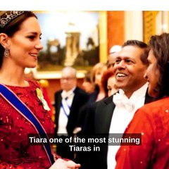 Meg Envy As Kate Stunning In FIFE Tiara Made By Hundreds Of Diamonds At Pre-Coronation VIP Reception