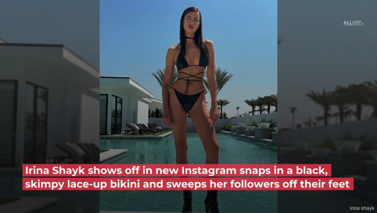 Irina Shayk Turns Heads in Jaw-Dropping Tight Two-Piece