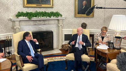 Presidentes Petro y Biden se reúnen por primera vez en la Casa Blanca